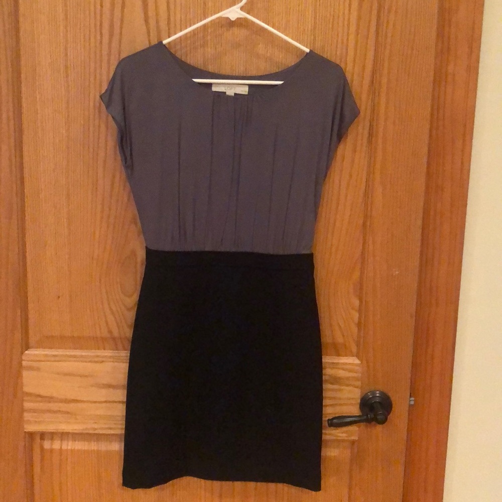 Gray and black Lift dress